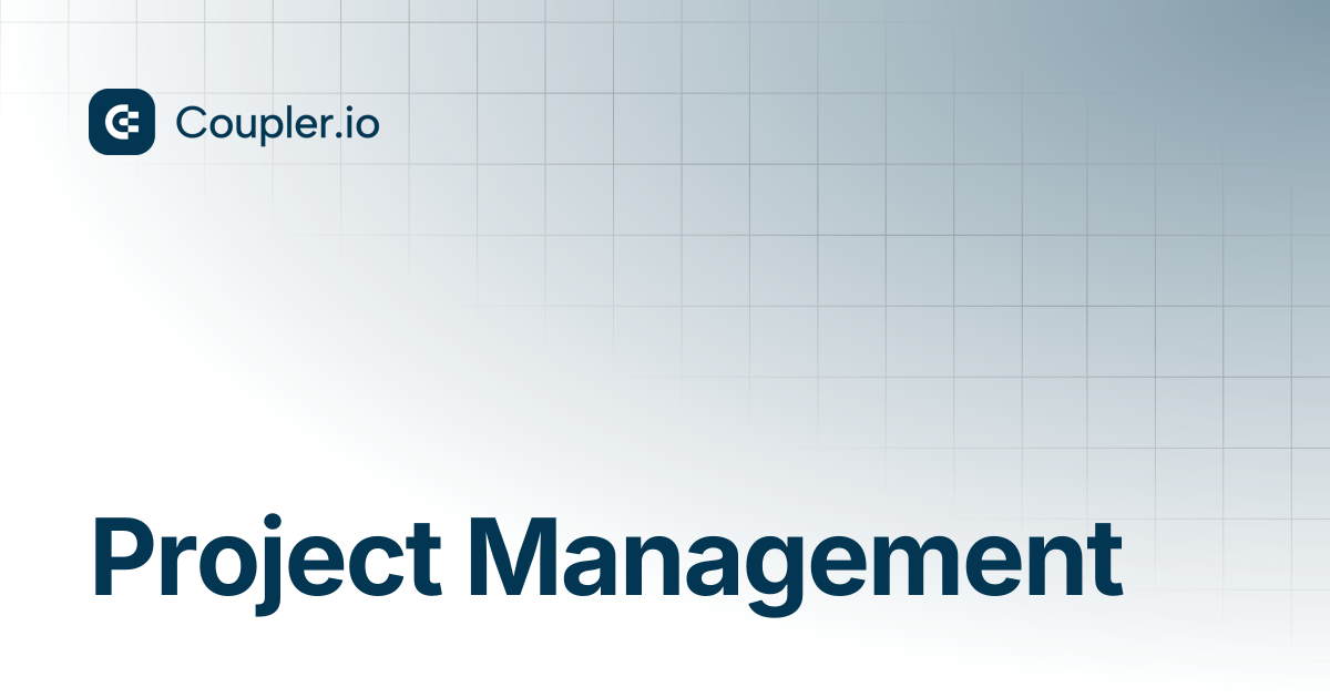 Project Management | Sources | Coupler.io Help Center
