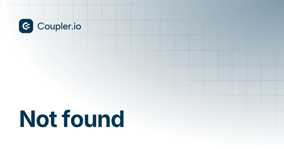 Common Issues | Sources | Coupler.io Help Center
